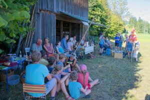 Heuaktion im Felmer Moos 2025