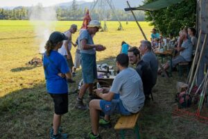 Heuaktion im Felmer Moos 2025