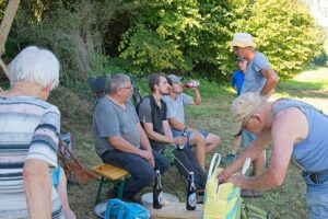 Heuaktion im Felmer Moos 2025