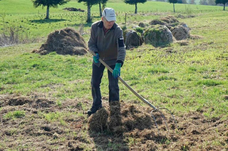 Entsorgung von Heuballen